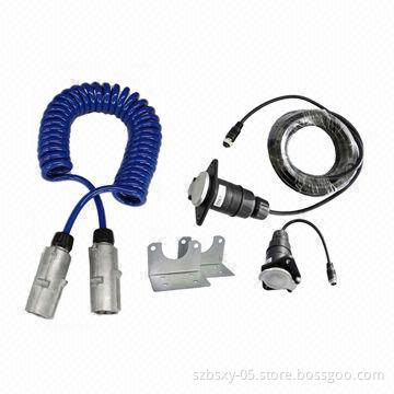 Trailer cable support 1-CH, anti-jamming